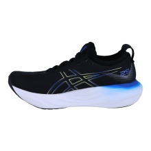 Asics Laufschuhe Gel Nimbus 25 (Dämpfung) schwarz/gelb/blau Herren