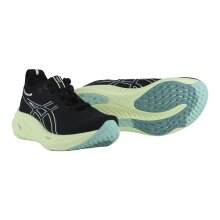 Asics Laufschuhe Gel Nimbus 26 2024 (Dämpfung) schwarz/matchagrün Damen