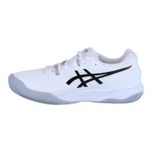 Asics Tennisschuhe Gel Resolution 9 Clay/Sandplatz (Stabilität) 2023 weiss/schwarz Herren