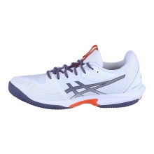 Asics Tennisschuhe Solution Speed FF 3 Clay/Sandplatz/Leichtigkeit 2025 weiss/violett Herren