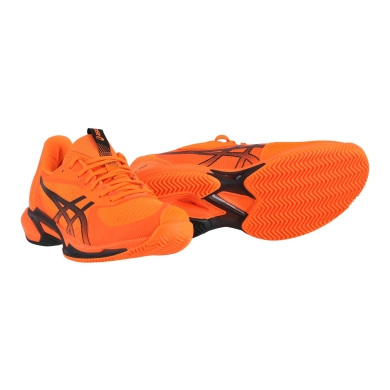 Asics Tennisschuhe Solution Speed FF 3 Clay/Sandplatz/Leichtigkeit 2025 orange/schwarz Herren