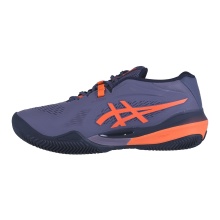 Asics Tennisschuhe Gel Resolution X Clay/Sandplatz (Stabilität) 2025 violett/orange Herren