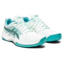 Asics Tennisschuhe Gel Game 7 Clay/Sandplatz weiss/mint Damen