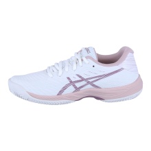 Asics Tennisschuhe Gel Game 9 Clay/Sandplatz 2024 weiss/rosa Damen