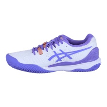 Asics Tennisschuhe Gel Resolution 9 Clay/Sandplatz/Stabilität weiss/violett Damen