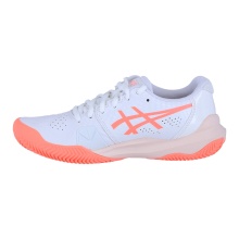 Asics Tennisschuhe Gel Challenger 14 Clay/Sandplatz (Dämpfung) 2024 weiss/koralle Damen