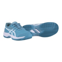 Asics Tennisschuhe Gel Game 9 GS (Grundschule) Clay/Sandplatz graublau Kinder