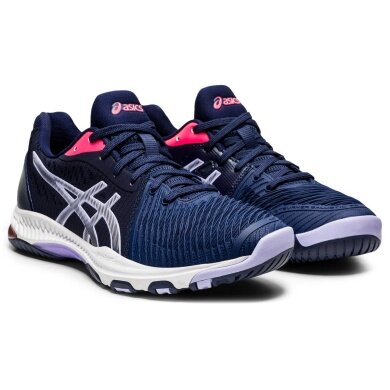 Asics Volleyballschuhe Netburner Ballistic FF 2 dunkelblau Damen