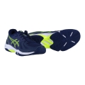 Asics Indoorschuhe Blade FF (Squash- und Badminton-Schuh) 2024 dunkelblau/gelb Herren