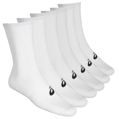 Asics Sportsocken Crew Classic weiss - 6 Paar