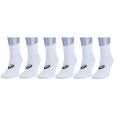 Asics Tennissocken Multisport Quarter (ASICS-Spirallogo) weiss 6 Paar