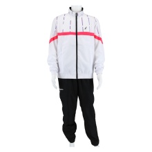 Australian Trainings-Tennisanzug Smash Stripe (Jacke+Hose) weiss/schwarz Herren