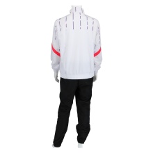 Australian Trainings-Tennisanzug Smash Stripe (Jacke+Hose) weiss/schwarz Herren