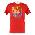 Australian Tshirt Never Lose rot Herren