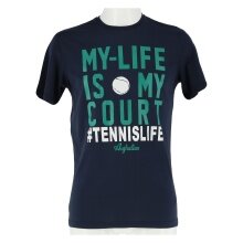 Australian Tshirt My Life dunkelblau Herren