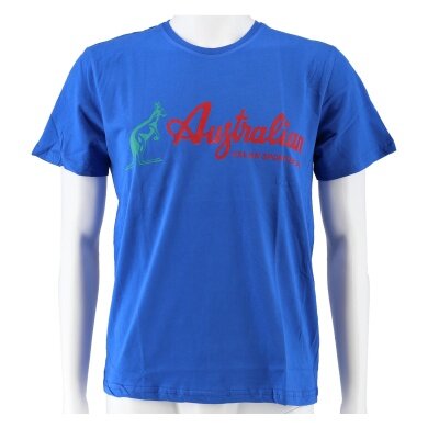 Australian Tshirt Logo blau/rot Herren