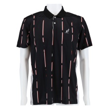 Australian Tennis-Polo Stripe in Ace schwarz Herren