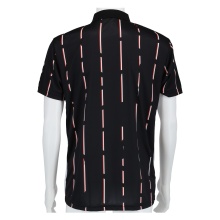 Australian Tennis-Polo Stripe in Ace schwarz Herren