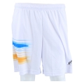 Australian Tennishose Short Ace Stampata Brush Line kurz weiss Herren