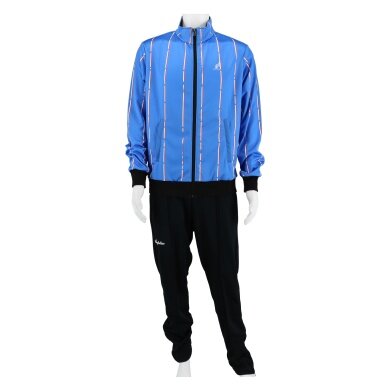 Australian Trainings-Tennisanzug Stripe Double (Jacke+Hose) blau/schwarz Herren