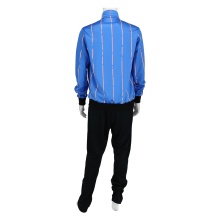 Australian Trainings-Tennisanzug Stripe Double (Jacke+Hose) blau/schwarz Herren