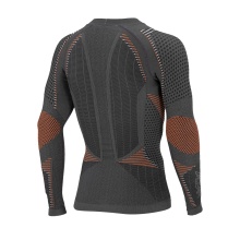 Accapi Funktionsunterwäsche Langarmshirt Ergoracing (warm, nahtlos) anthrazitgrau/orange Herren