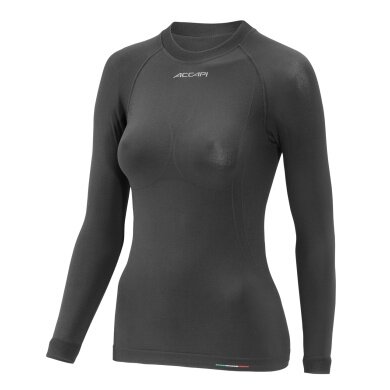 Accapi Langarmshirt Pro Long Sleeve (ultraleicht, ideale Thermoregulation) Unterwäsche schwarz Damen