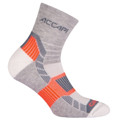 Accapi Laufsocke Quarter Running grau/weiss - 1 Paar