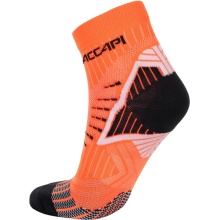 Accapi Laufsocke Quarter Running Touch orange/schwarz - 1 Paar