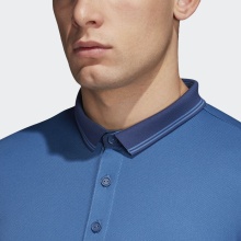 adidas Tennis-Polo Pique blau Herren