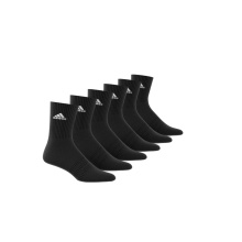 adidas Sportsocken Crew Cushioned Sportswear schwarz - 6 Paar