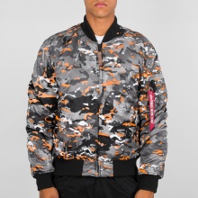 Alpha Industries Fliegerjacke MA-1 VF 59 camo grau/orange Herren