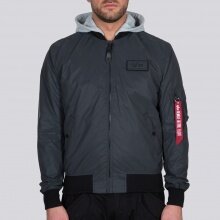 Alpha Industries Fliegerjacke MA-1 LW HD Reflective schwarz Herren