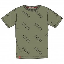 Alpha Industries Tshirt AOP T (Baumwolle) olive Herren