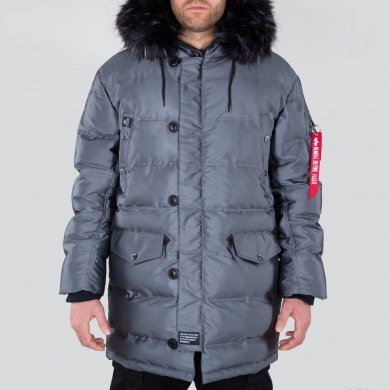 Alpha Industries Winterjacke N3B Puffer FD titaniumgrau Herren