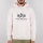 Alpha Industries Kapuzenpullover (Hoodie) Basic jet stream weiss/schwarz Herren