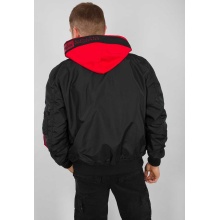 Alpha Industries Fliegerjacke MA-1 TT Custom mit Kapuze schwarz Herren