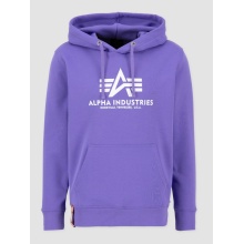 Alpha Industries Kapuzenpullover (Hoodie) Basic Logo electric violett Herren