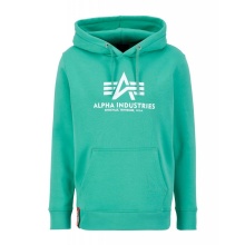 Alpha Industries Kapuzenpullover (Hoodie) Basic Logo atomicgrün Herren