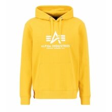 Alpha Industries Kapuzenpullover (Hoodie) Basic Logo solargelb Herren