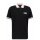 Alpha Industries Polo Contrast (100% Baumwolle) schwarz Herren