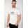 Alpha Industries Tshirt Basic (Baumwolle) jet stream weiss/schwarz Herren