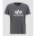 Alpha Industries Tshirt Basic (Baumwolle) charcoal/weiss Herren