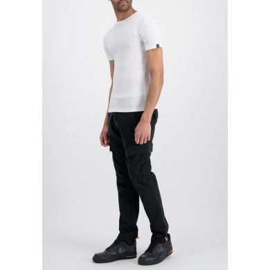 Alpha Industries Tshirt X-Fit Rib T (Baumwolle) weiss Herren