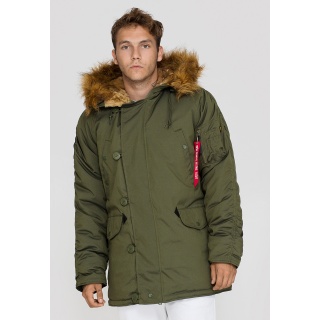 Alpha Industries Winterjacke Explorer dunkelgrün Herren