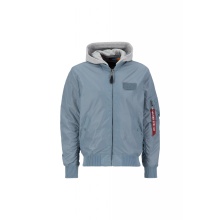 Alpha Industries Fliegerjacke MA-1 TT mit Kapuze graublau Herren