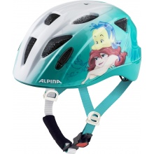 Alpina Fahrradhelm Ximo Disney Ariel weiss/aqua Kinder