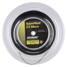 Ashaway Squashsaite Super Nick ZX Micro 1.15 schwarz 110m Rolle