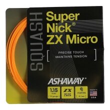 Besaitung mit Ashaway Super Nick ZX Micro orange