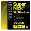 Ashaway Squashsaite Super Nick XL Titanium 1.25 grau 9m Set